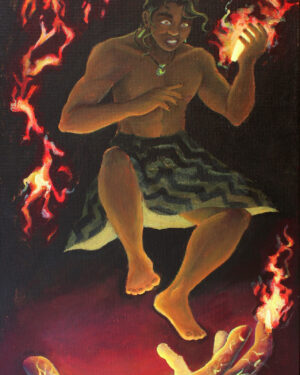 Māui and Mahuika Print