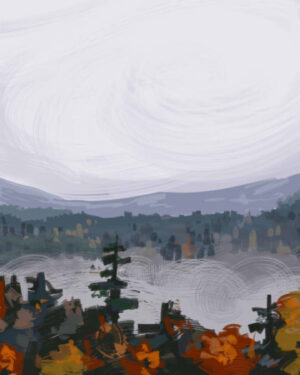 Mountain Bookmark/Print