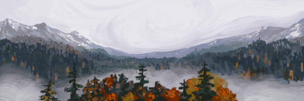 Mountain Bookmark/Print