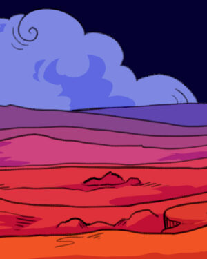 Desert Bookmark/Print