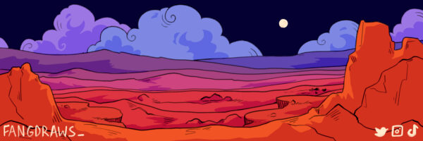 Desert Bookmark/Print