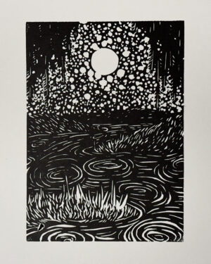moonlit ripples print