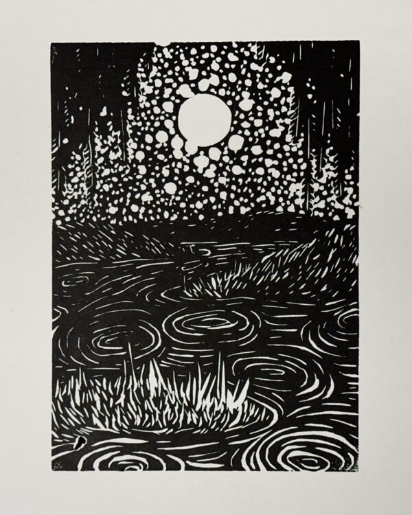moonlit ripples print